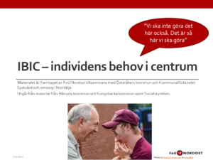 IBIC för utförare – utbildningsmaterial publicerat